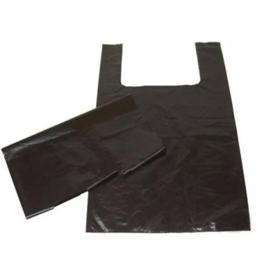 Túi nilon 2 quay đen (35x65)cm