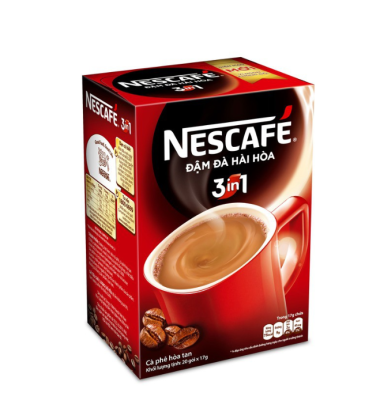 Cà phê Nescafe 3in1 (20 gói x 17g) Đỏ